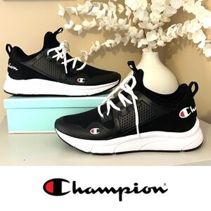 NEW! Champion Flare Cushion Fit Athletic Shoes Black/White Women’s Size 9